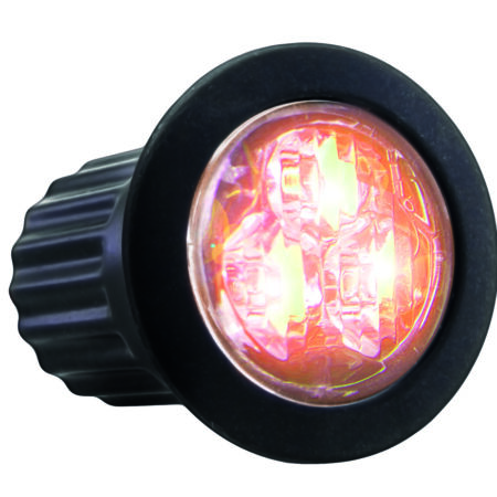 Strands LED-Tasovilkku Pyöreä 3xLED, Keltainen