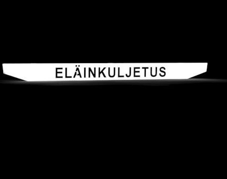 ELÄINKULJETUS kyltti Scania