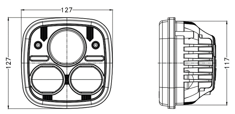 Revon LED-Ajovalo 30W/90W, John Deere - Image 2