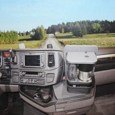 Lisäpöytä kahvinkeittimelle Scania NextGen R, S 2017- Vaalean harmaa