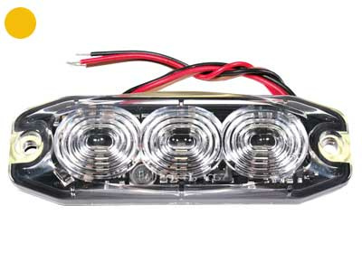 Axixtech LED-Tasovilkku 3xLED, keltainen