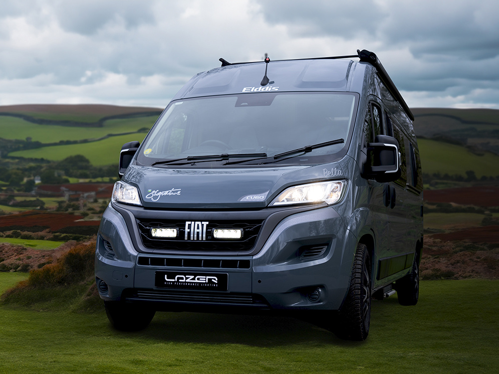 Lazer Grille Kitt Fiat Ducato 2022- Triple-R 750 Lisävaloilla