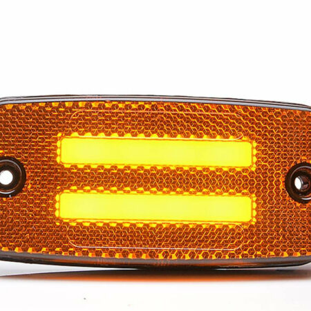 Strands oranssi  kaksi rivinen sivuäärivalo, 2-napainen