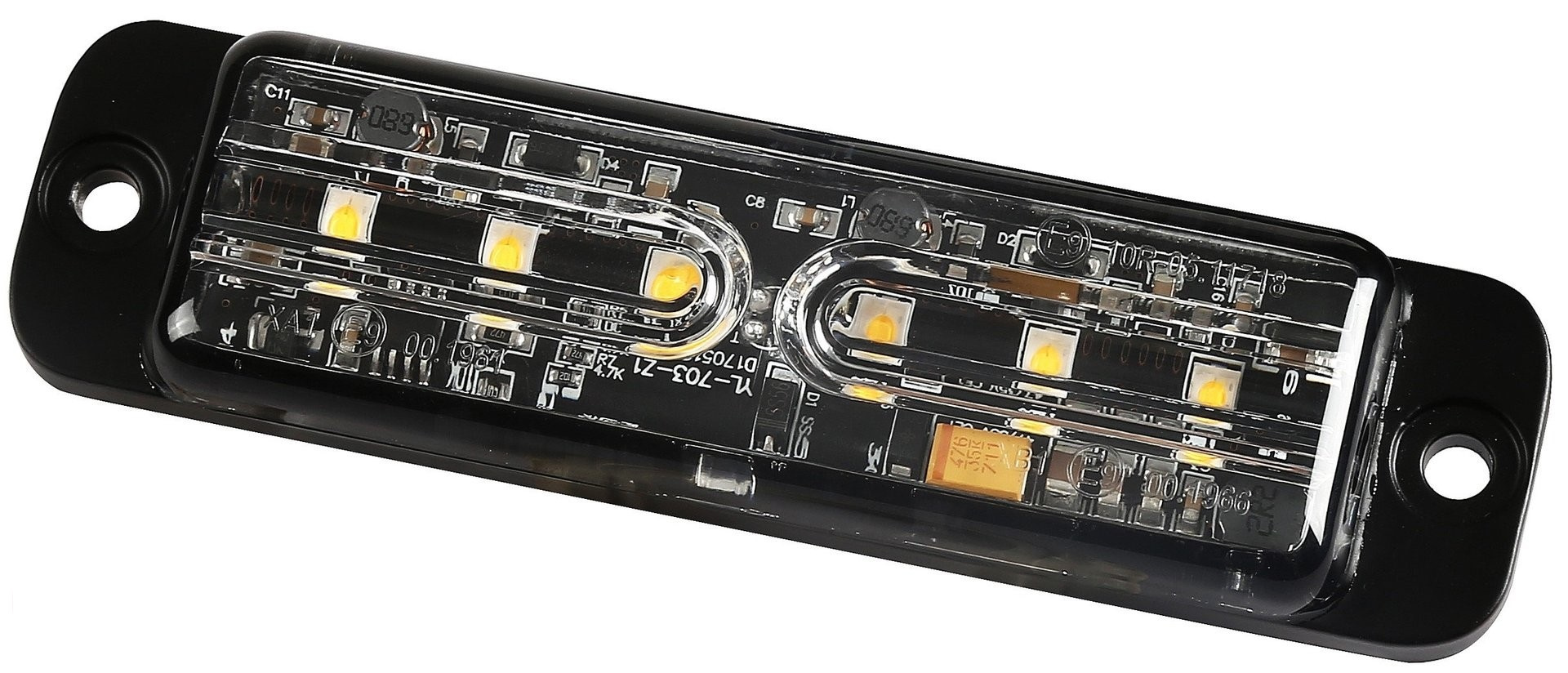 VSWD LED-Tasovilkku 12-24V, Keltainen