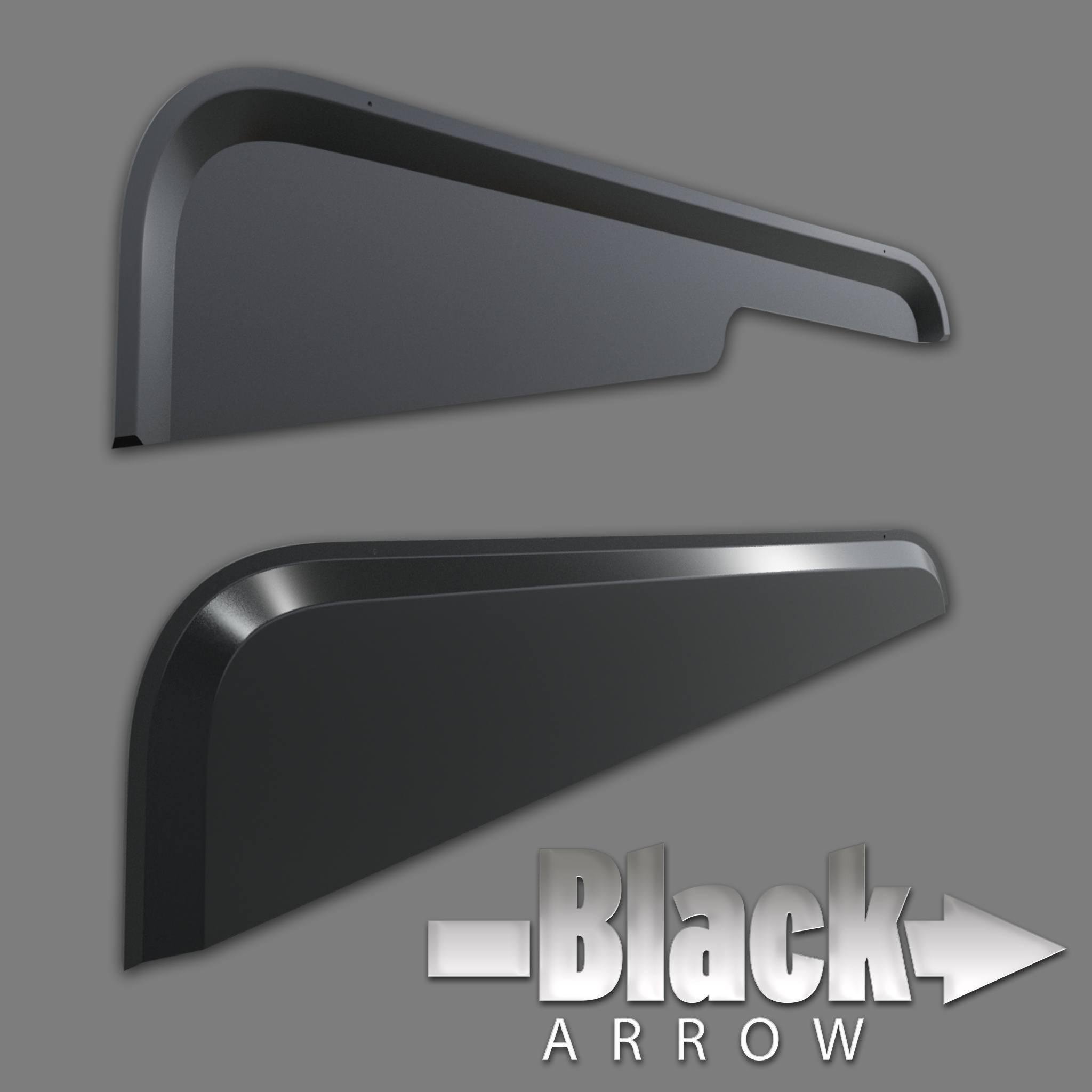 Ikkunavetosuojat lyhyt Scania NextGen 2017-, Black Arrow