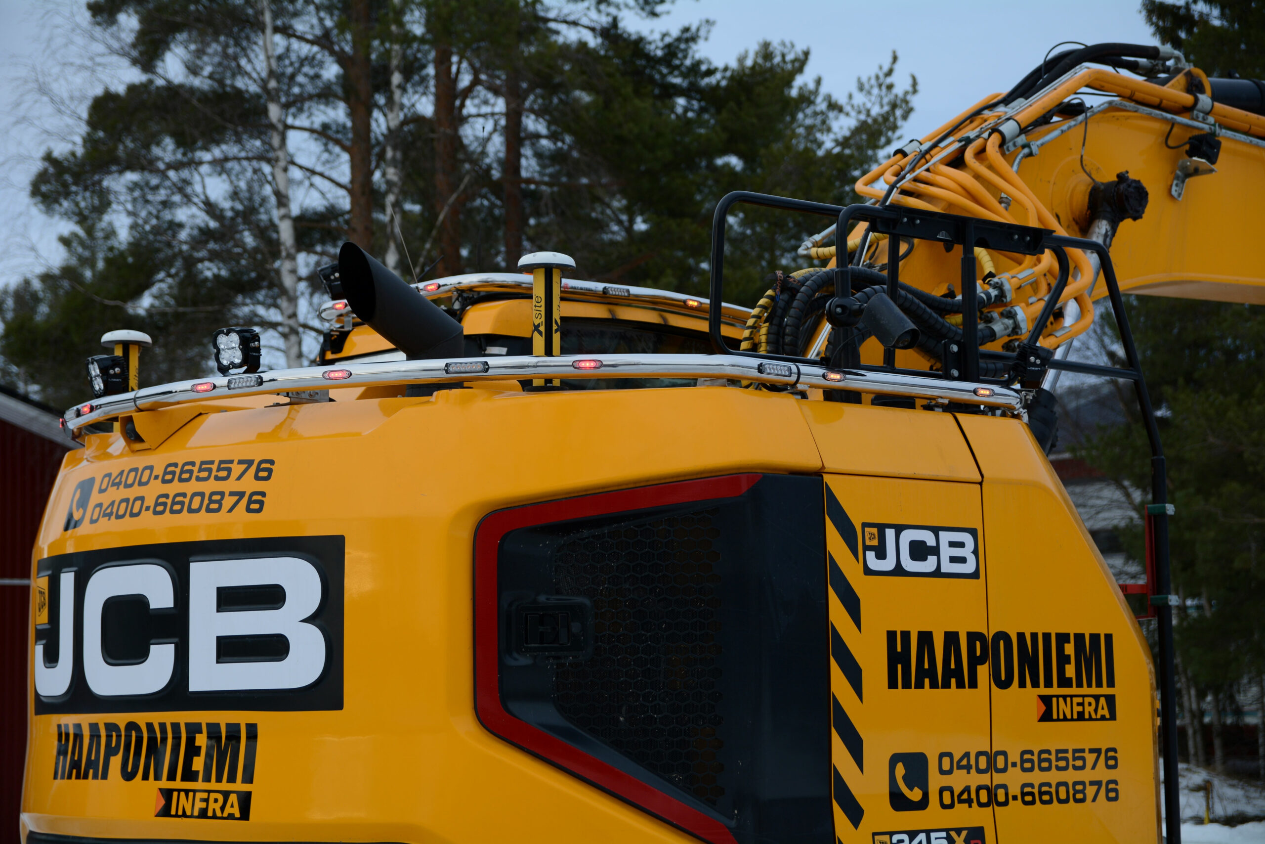 Lisävaloteline taakse/ peräpuntin päälle JCB 245XR - Image 3