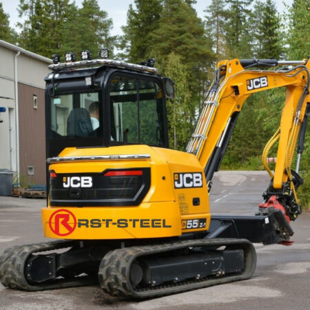 Lisävaloteline taakse / peräpuntin päälle JCB 55