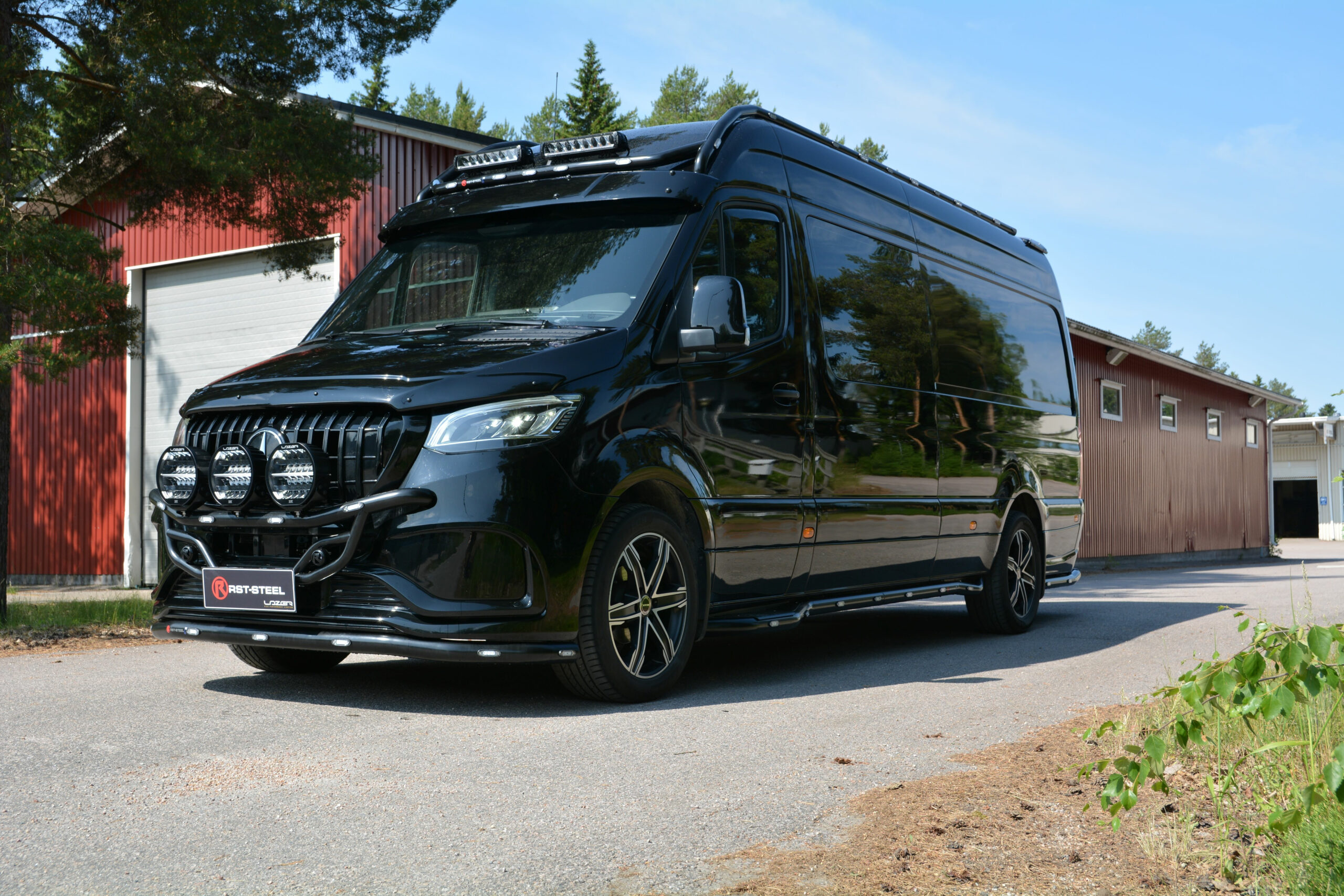 Lisävaloteline katolle jatkoilla MB Sprinter A3 - Image 2