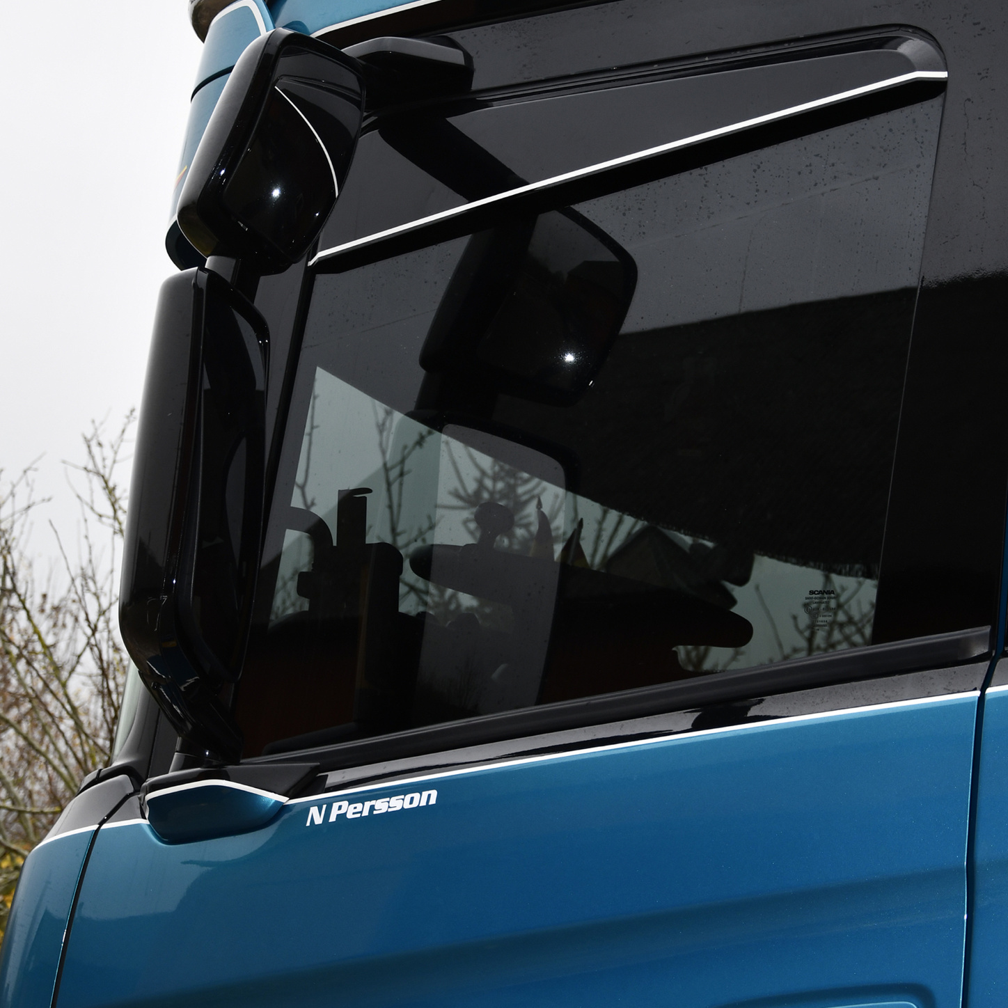 Ikkunavetosuojat lyhyt Scania NextGen 2017-, Black Arrow - Image 2