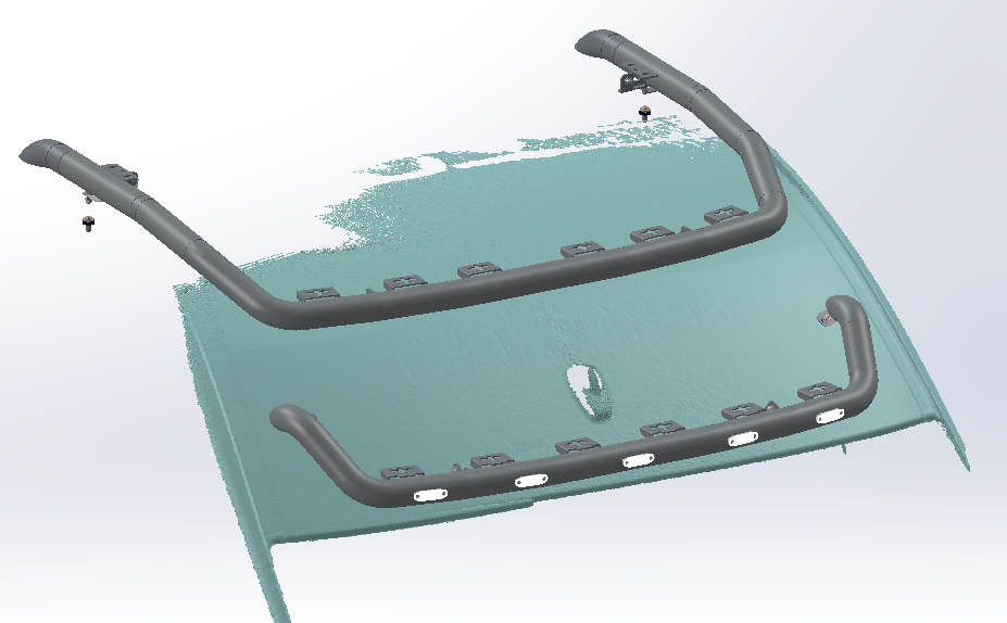 Lisävaloteline katolle MB Sprinter (korkea kattokorkeus) 2006- - Image 5