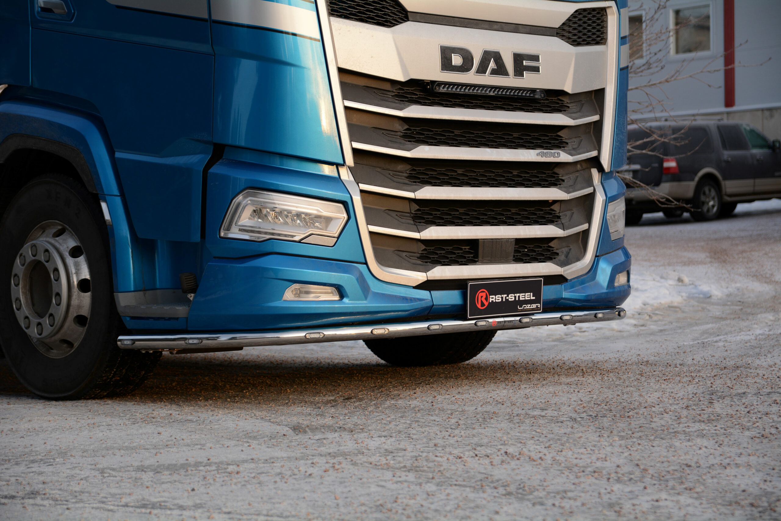 Etuhelmaputki DAF XF / XG / XG+, 22-, Aeropaketilla oleviin autoihin - Image 3