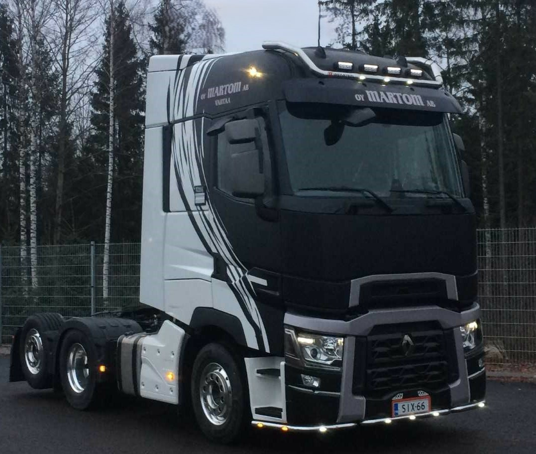 3-osainen Etuhelmaputki Renault T-/C-sarjaan