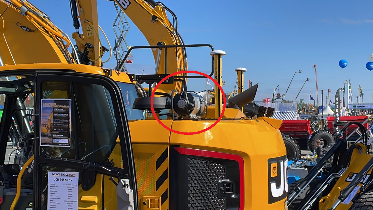 Lisävaloteline taakse/ peräpuntin päälle JCB 245XR - Image 5