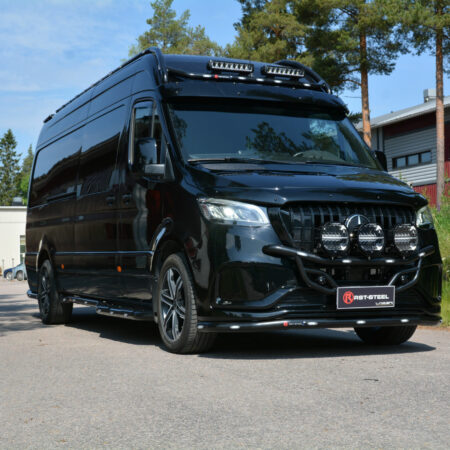 Lisävaloteline katolle jatkoilla MB Sprinter A3
