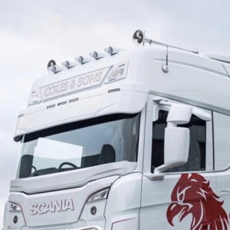 Aurinkolippa Scania NG 2017- Coles