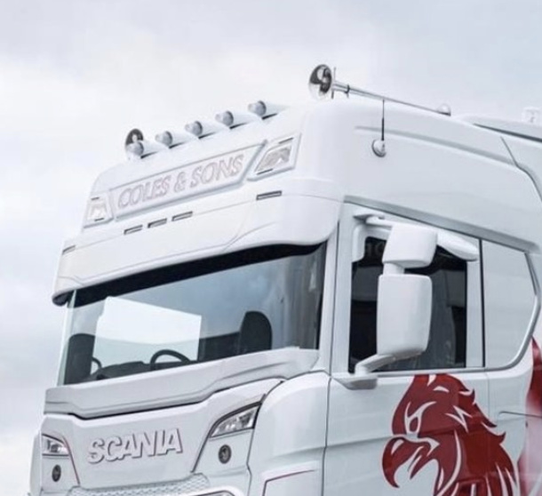 Aurinkolippa Scania NG 2017- Coles