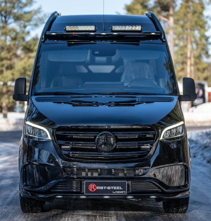 Lisävaloteline katolle MB Sprinter korkea ohjaamo