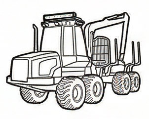 Light Bars for Forest Machines