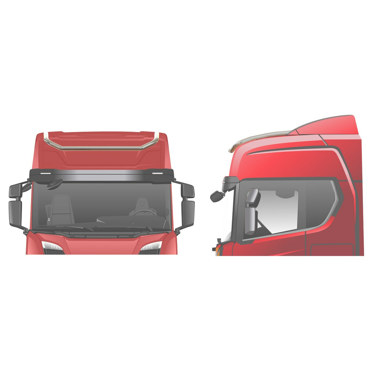 Roof Bar Basic Medium V03 Scania NextGen - Highline - Image 4