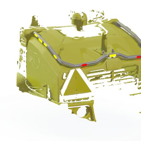 Rear Bar CAT 906–908 2022– Mounted on Engine Hood