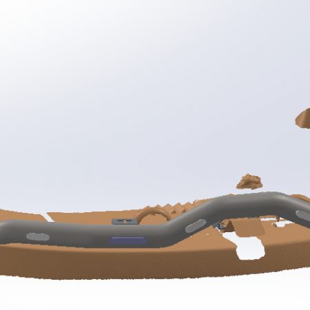 Kuvassa Rear Bar / Counter Weight Bar Volvo ECR145EL 2016-