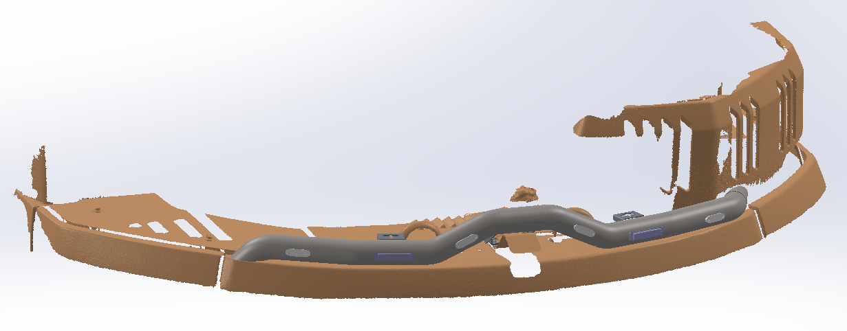 Kuvassa Rear Bar / Counter Weight Bar Volvo ECR145EL 2016-