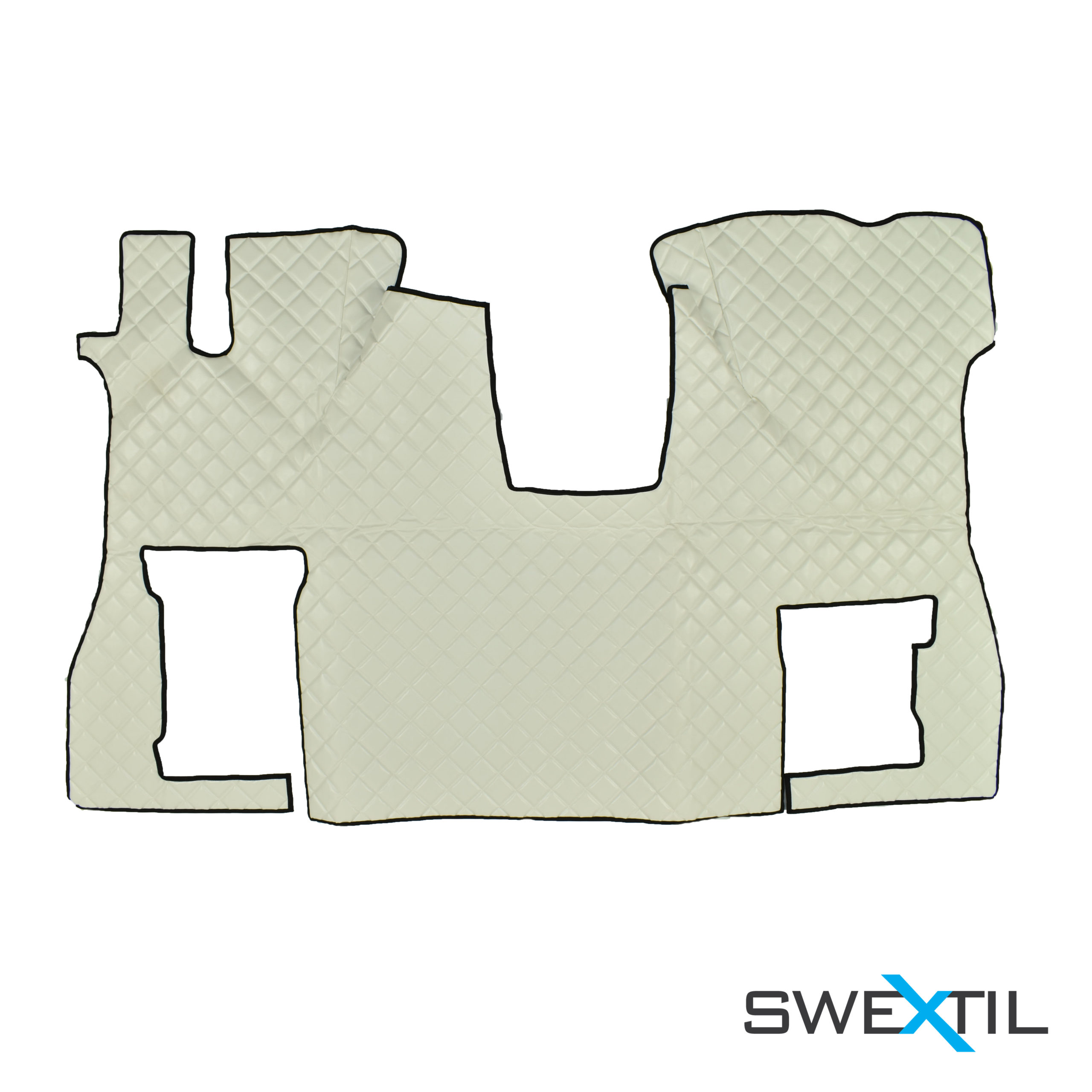 Leather Floor Mat Scania NG S 2017- with folding passenger seat