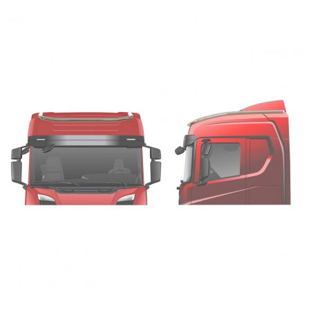 Roof Bar with long side extensions (20NS12), Scania NG 2017- Normal