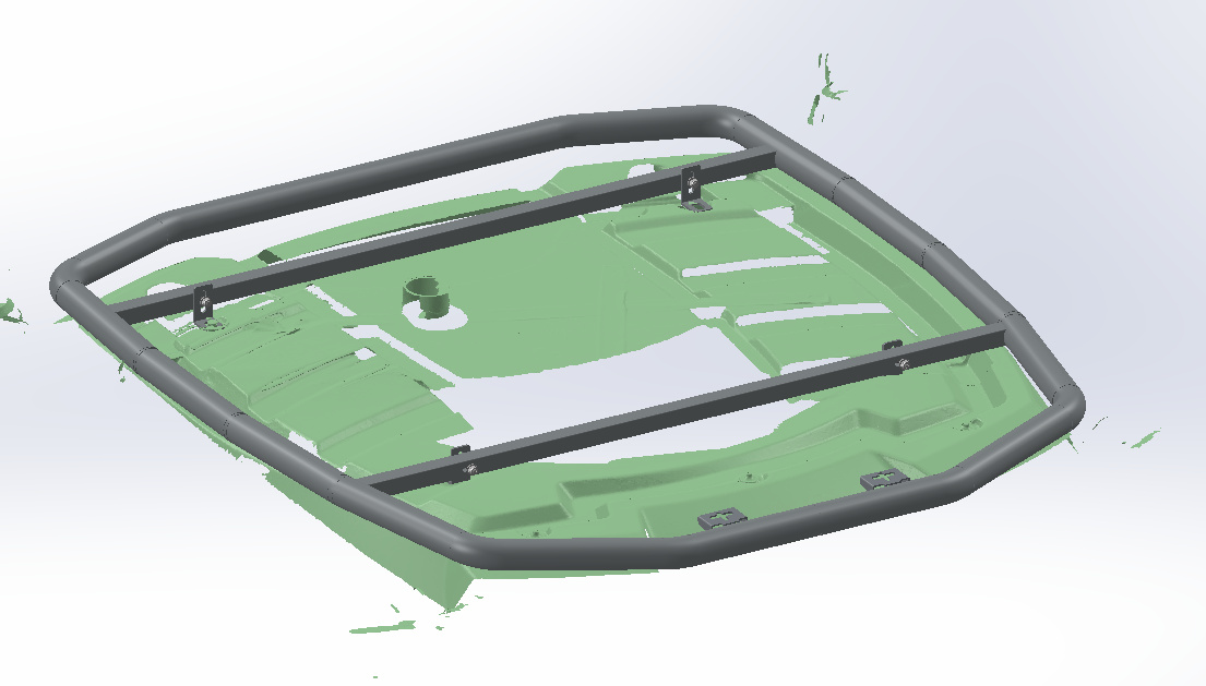 Roof Bar JCB 409-437 Wheel Loaders - Image 3