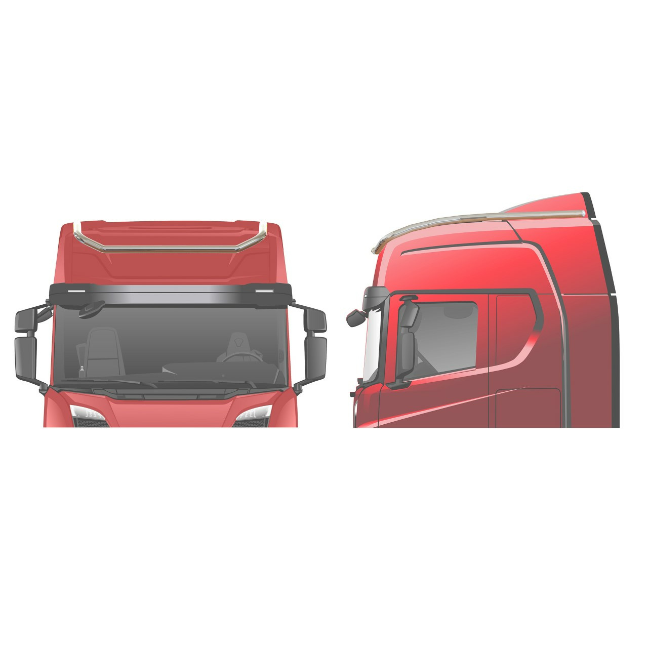 Roof Bar Basic Long V17 Scania NextGen - Highline S45/53 - Image 4