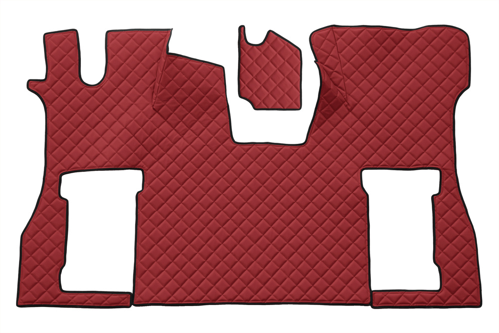 Leather Floor Mat Set Scania NextGen S-Series 2017- Automatic transmission / flat floor / Suspension passenger seat - Image 2