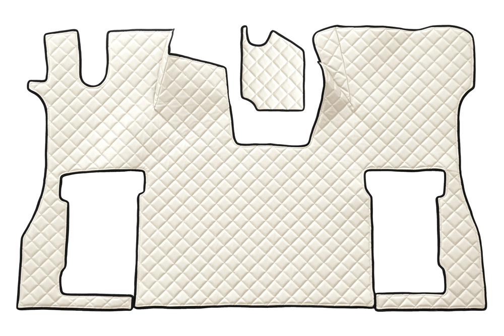 Leather Floor Mat Set Scania NextGen S-Series 2017- Automatic transmission / flat floor / Suspension passenger seat - Image 3