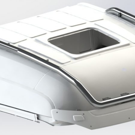 Roof Bar With Side Extensions Mercedes-Benz Actros 2,3m (StreamSpace)