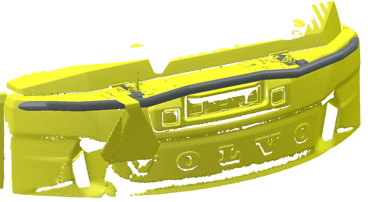 Rear Bar Volvo EWR150F, EWR170F 2025- - Image 2