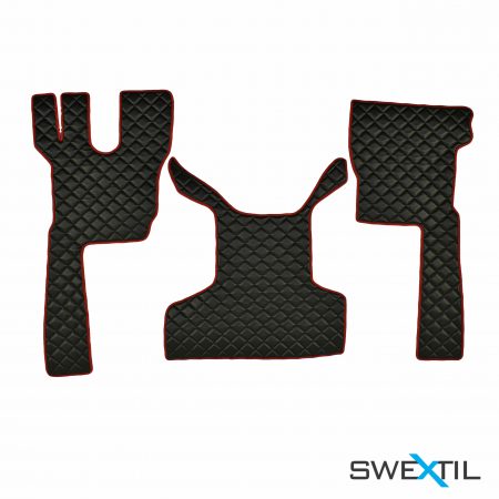 Leather Floor Mat Volvo FMX Gen2 2013-2020 with center compartment