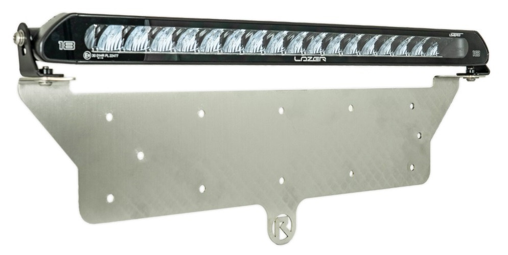 Lazer Linear 18 auxiliary light package with license plate bracket