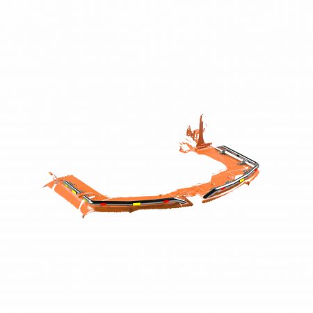 Rear Bar Hitachi ZX225USRLC-7 (Ø60mm)