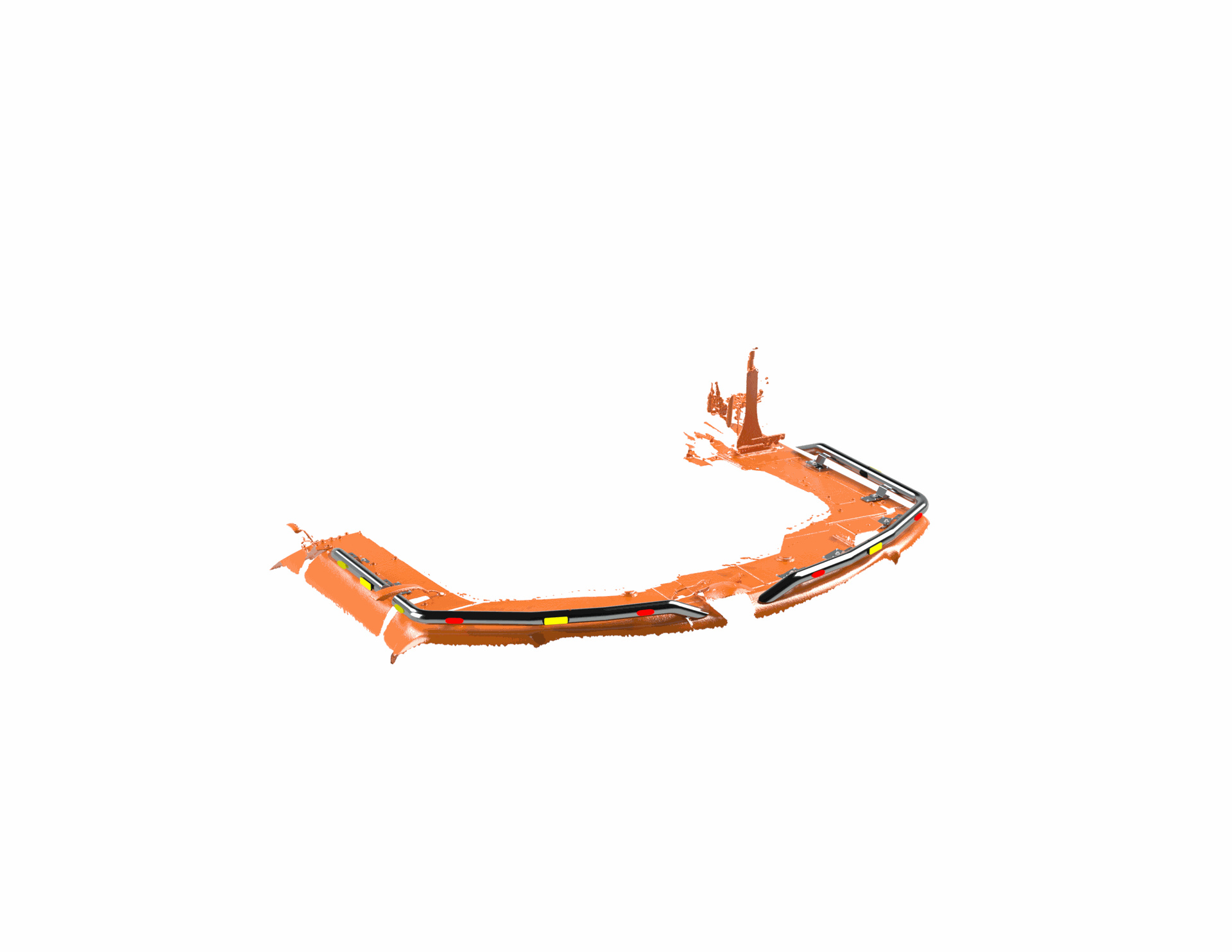 Rear Bar Hitachi ZX225USRLC-7 (Ø60mm)