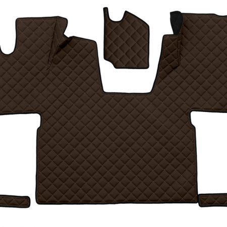 Leather Floor Mat Scania NextGen S-Series 2017- Automatic transmission / flat floor / Suspension passenger seat