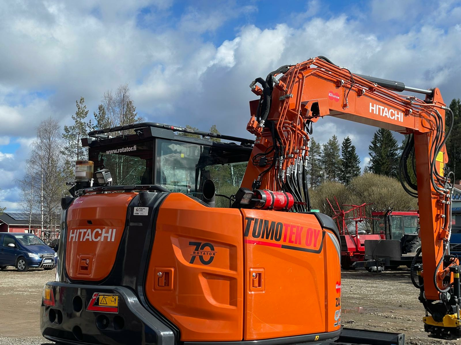 Rear Bar Hitachi ZX95US-7 - Image 2