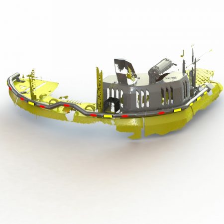 Rear Bar Volvo ECR145EL 2016-2024