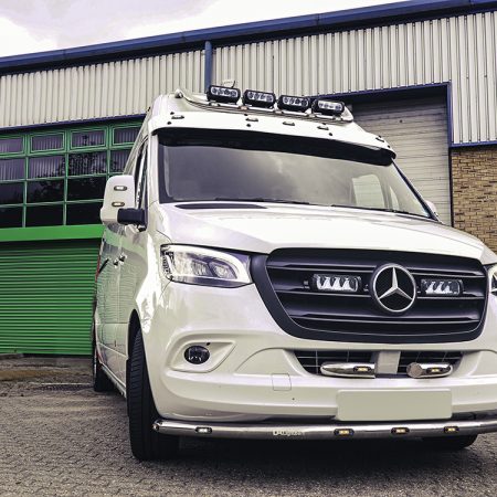 Lazer Grille Kit MB Sprinter W907 2018- Triple-R 750 Gen2 Auxiliary Lights