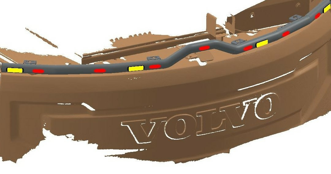 Rear Bar Volvo ECR355EL 2018-