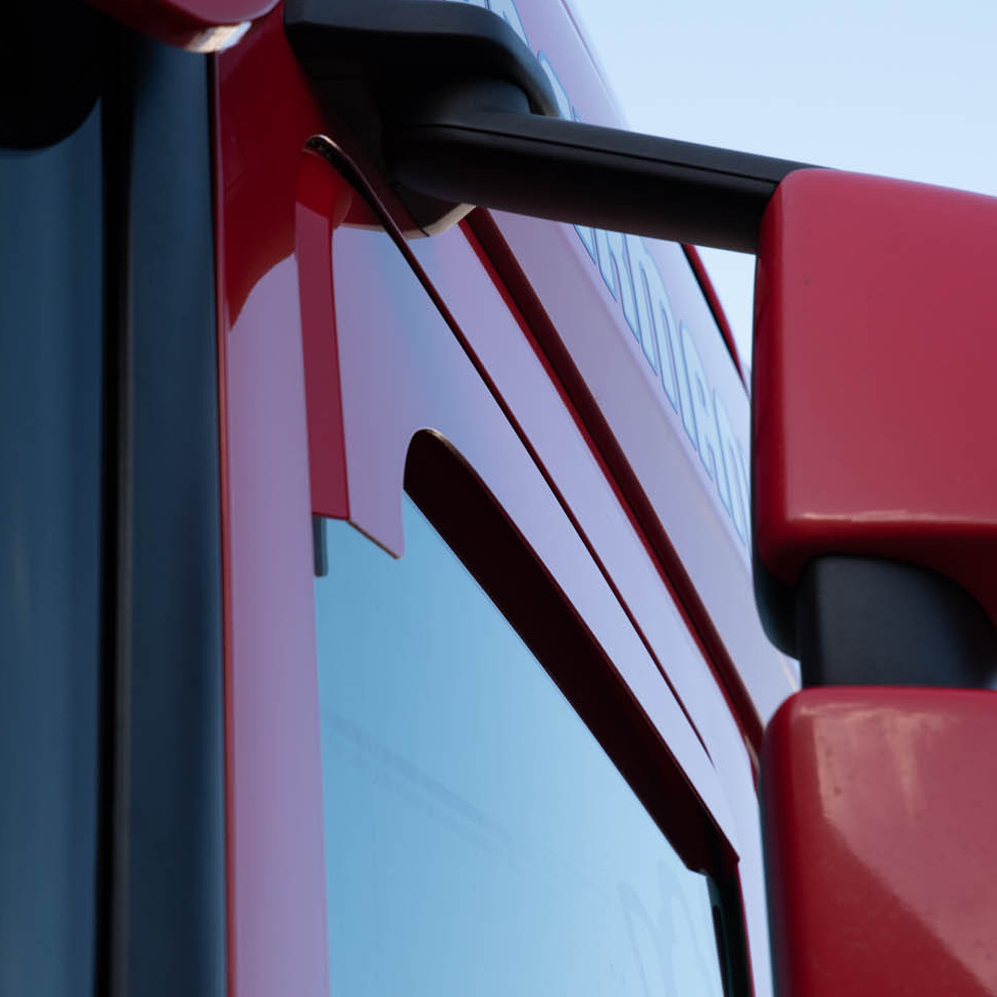 Side Window Deflectors Scania NextGen 2017- Black Axe (short) - Image 3