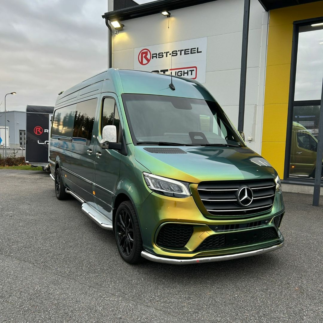 Front Spoiler Bar MB Sprinter 2018- AMG Bumper - Image 2