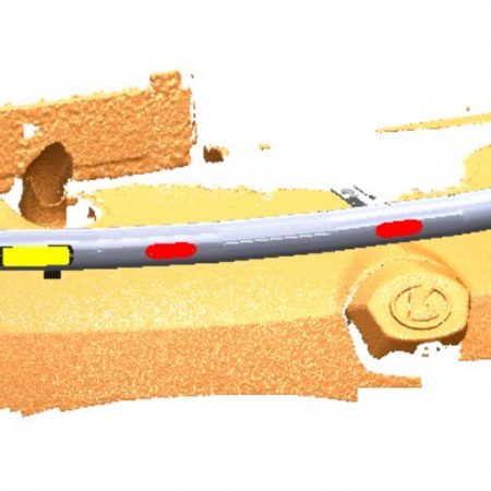 Rear Bar / Counter Weight Bar Kubota KX085-5