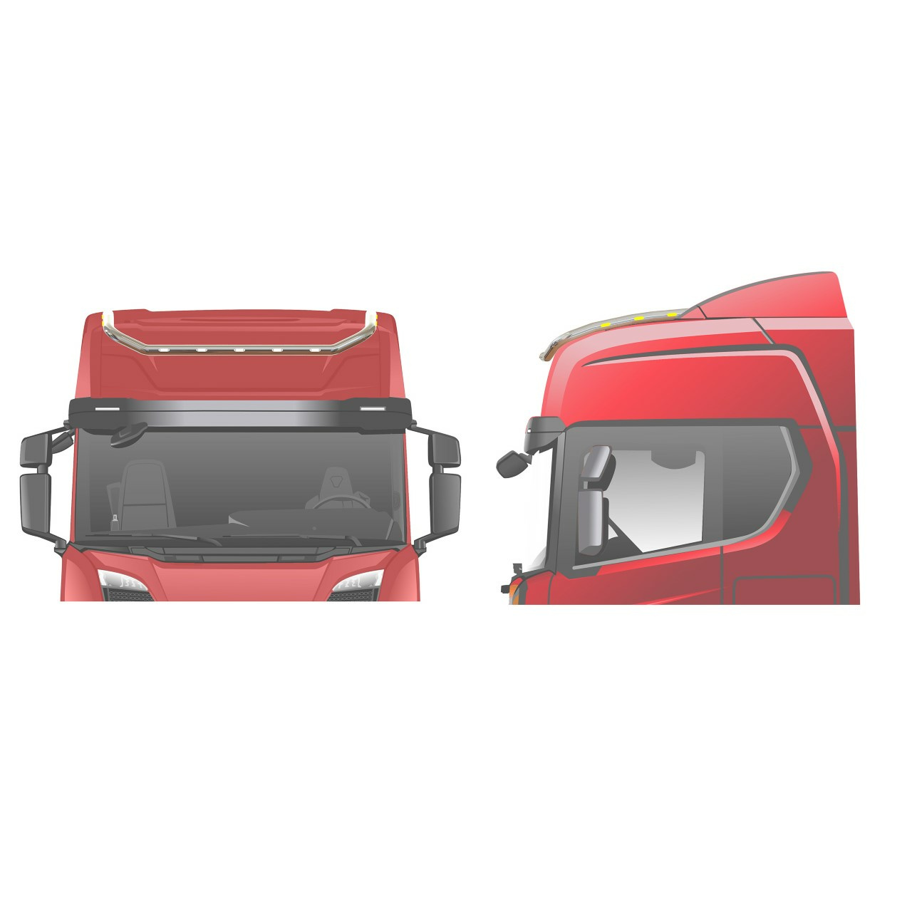 Roof Bar Basic Medium V03 Scania NextGen - Highline - Image 5