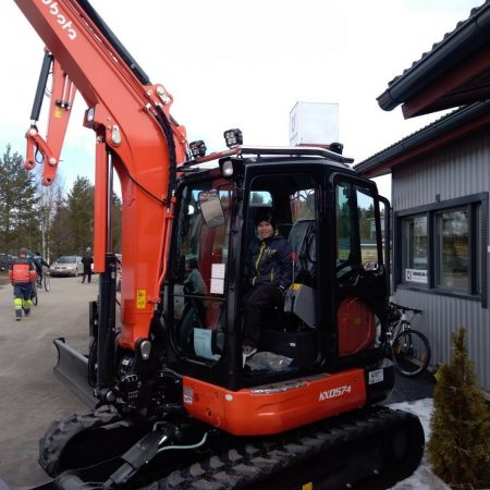 Roof bar Kubota KX057-4