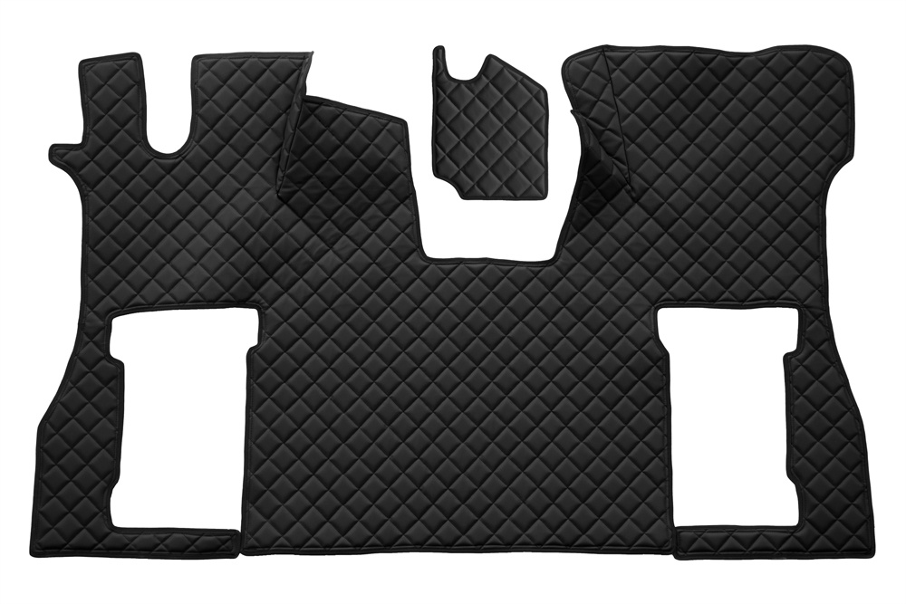 Leather Floor Mat Set Scania NextGen S-Series 2017- Automatic transmission / flat floor / Suspension passenger seat - Image 4