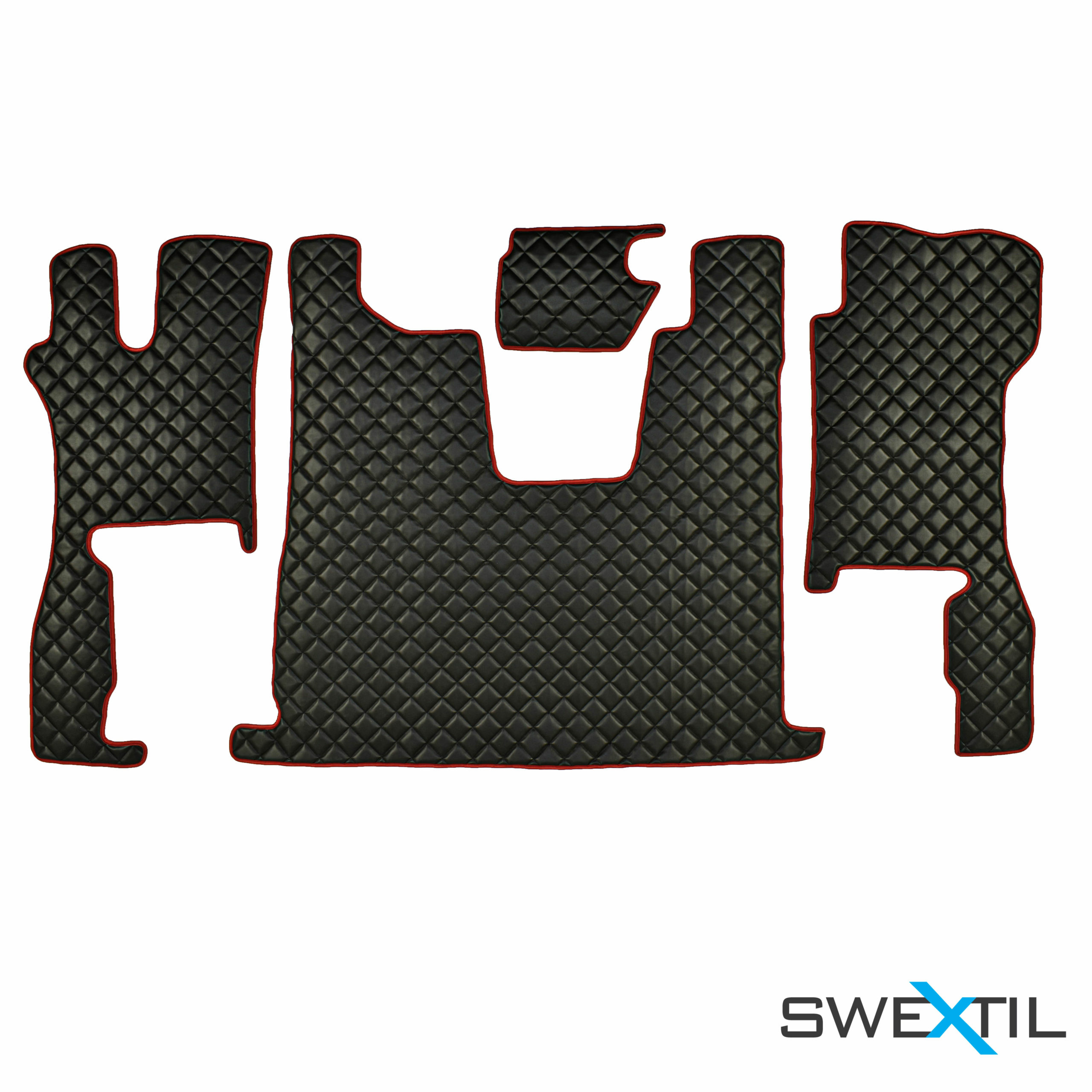 Leather Floor Mat Scania NG R 2017- with folding passenger seat